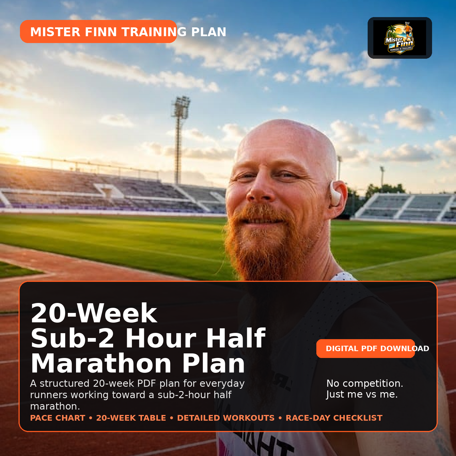 20-Week Sub-2 Hour Half Marathon Training Plan